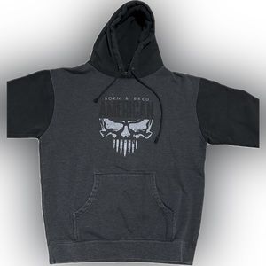 All American Roughneck Born and Bred American Hoodie